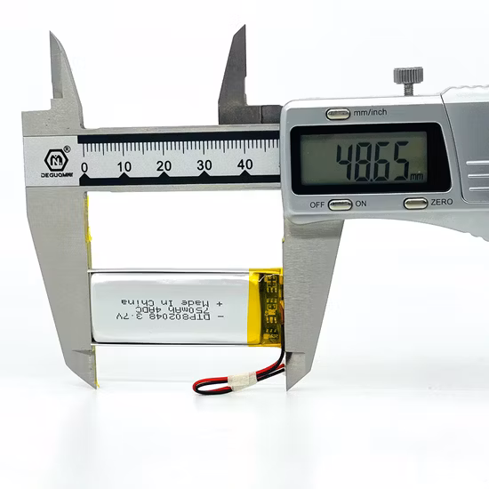 Kc certificou 1260110 bateria recarregável de polímero de lítio 3.7V 10000mAh Lipo