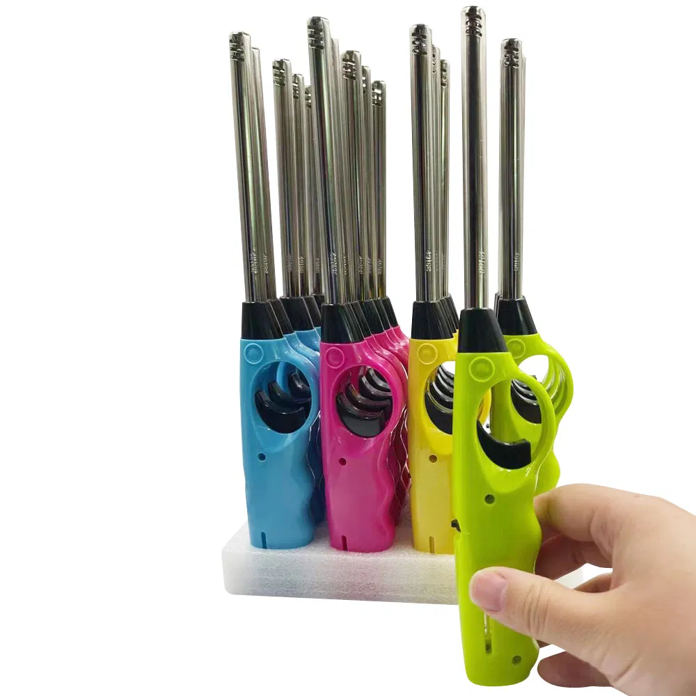 Dongyi 2021 venda quente de alta qualidade churrasco plástico cozinha gás eletrônico isqueiro dy