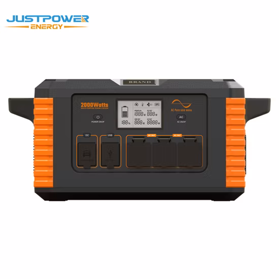 Alta capacidade de armazenamento de energia bateria portátil externa 5000W 10000W estação de energia com UPS USB DC